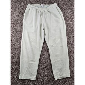 Koret Petites Womens Sz PL Pull On Elastic Waist Sweatpants Light Green